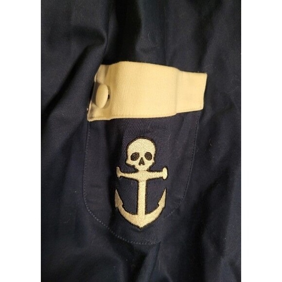 Hell Bunny Vixen Blue Sailor Pinup Vintage Dress XL - Picture 7 of 8